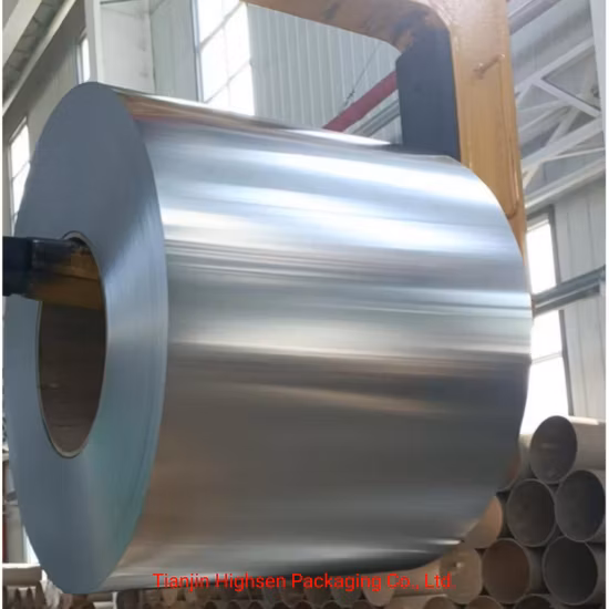 Hochfeste En 10203 Zinnblech-Zinnspulen 2,8/2,8 helle Steinoberfläche T2 T2,5 T3 T5 Dr8 Zinnbeschichtungs-Stahlspule/-platte